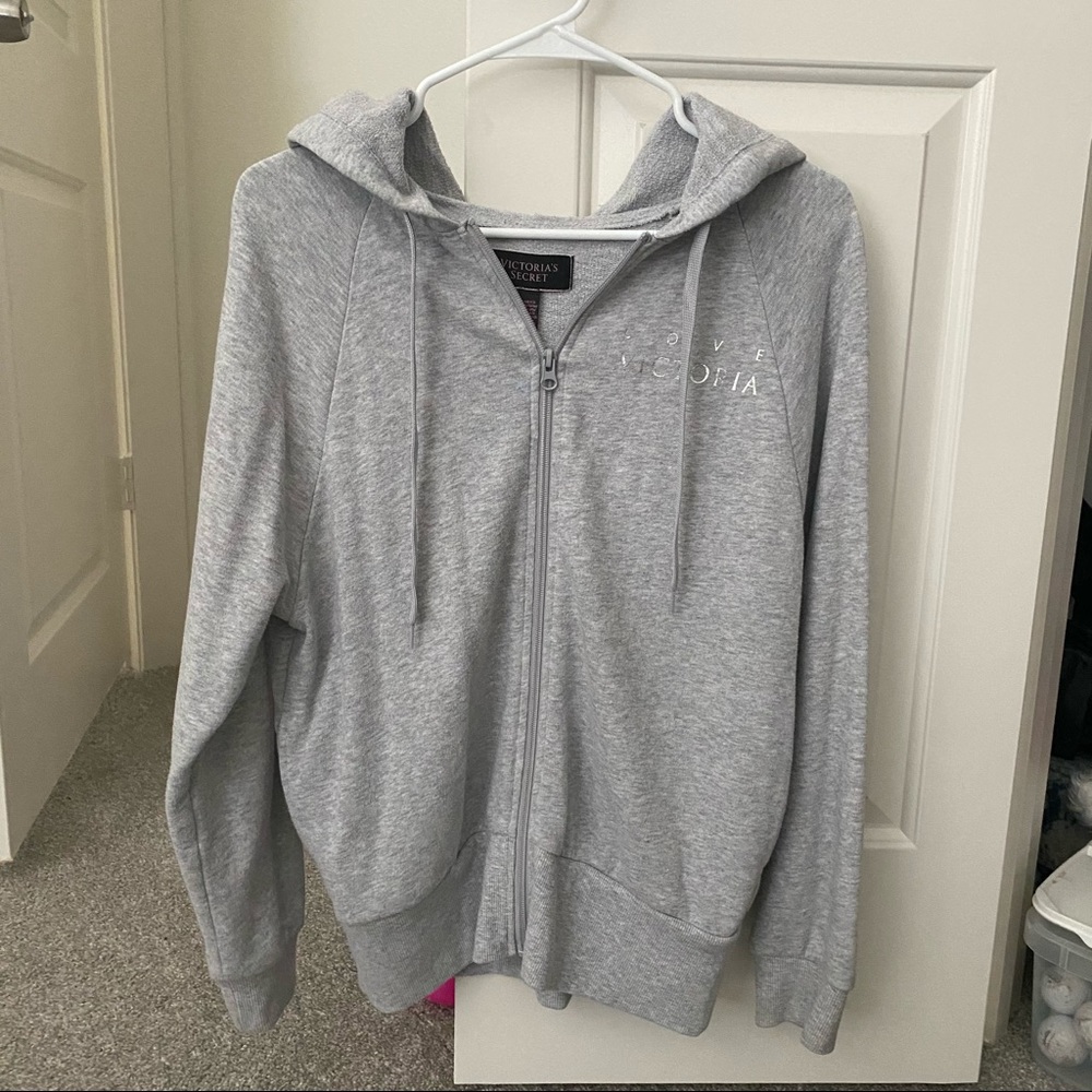 VIctoria’s Secret Sport Full Zip Gray Jacket